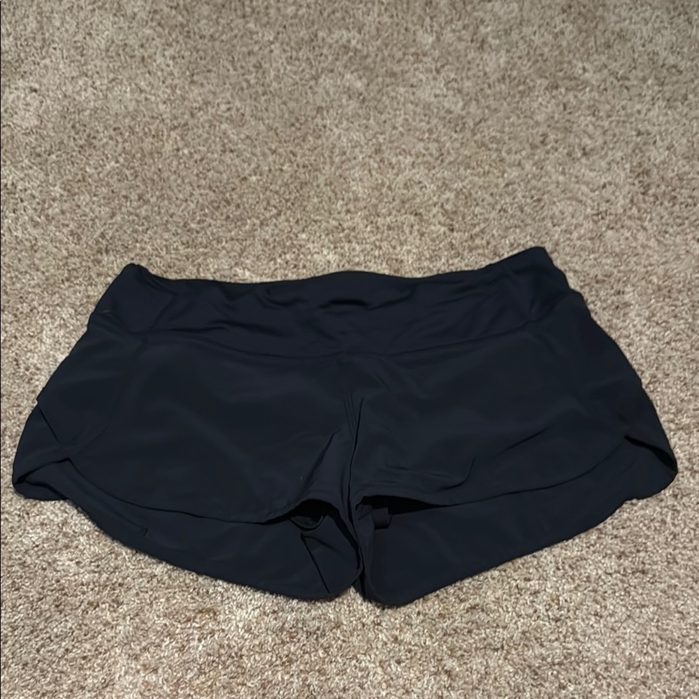 Lululemon Athletica Black Athletic Shorts Lightweight Design
